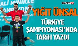 Yiğit Ünsal Türkiye Şampiyonası’nda Tarih Yazdı