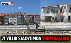71 Yıllık Stadyumda Yıkım Başladı