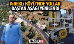 Direkli Köyü’nde Yollar Baştan Aşağı Yenilendi