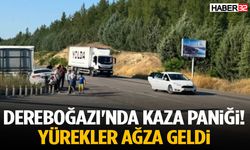 Dereboğazı'nda Kaza Paniği! Yürekler Ağza Geldi