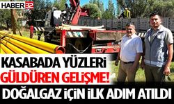 Kasabada Yüzleri Güldüren Gelişme! Doğalgaz İçin İlk Adım Atıldı