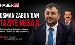 Osman Zabun’dan Mevlüt Özdemir İçin Taziye Mesajı