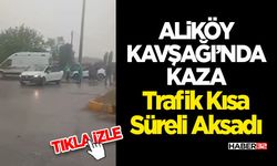 Aliköy Kavşağı’nda Maddi Hasarlı kaza