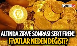 Altında Zirve Sonrası Sert Fren! Fiyatlar Gerilemeye Başladı