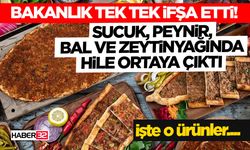Sucuk, Peynir, Bal ve Zeytinyağında Hile Ortaya Çıktı