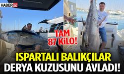 Ispartalı Balıkçılar Derya Kuzusunu Avladı! Tam 87 Kilo