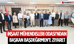 İnşaat Mühendisleri Odası’ndan Başkan Başdeğirmen’e Ziyaret