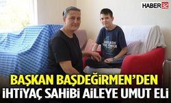 Başkan Başdeğirmen’den İhtiyaç Sahibi Aileye Umut Eli