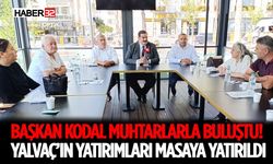 Başkan Kodal Muhtarlarla Buluştu! Yalvaç’ın Yatırımları Masaya Yatırıldı