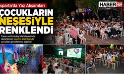 Isparta’da Yaz Akşamları Çocukların Neşesiyle Renklendi