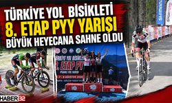 Türkiye Yol Bisikleti 8. Etap PYY Yarışı Büyük Heyecana Sahne Oldu