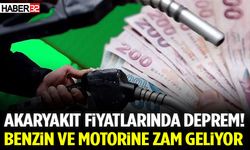 Akaryakıt Fiyatlarında Deprem! Büyük Zam Geliyor