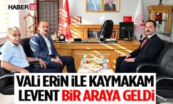Vali Erin’den Yeni Kaymakama Hayırlı Olsun Ziyareti