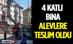 4 Katlı Bina Alevlere Teslim Oldu