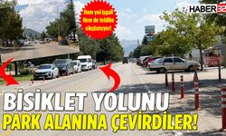 Bisiklet Yolunu Park Alanına Çevirdirler!