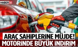Araç Sahiplerine Müjde! Motorinde Büyük İndirim