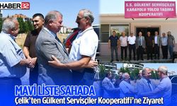 Çelik'ten Gülkent Servisçiler Kooperatifi’ne Ziyaret