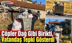 Çöpler Dağ Gibi Birikti, Vatandaş Tepki Gösterdi