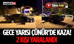 Gece Yarısı Çünür’de Kaza! 2 Kişi Yaralandı