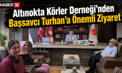 Altınokta Körler Derneği’nden Başsavcı Turhan’a Önemli Ziyaret