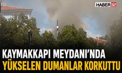 Kaymakkapı Meydanı’nda Yükselen Dumanlar Korkuttu