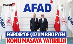 Eğirdir’de Çözüm Bekleyen Konu Masaya Yatırıldı