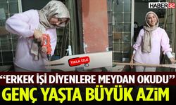 Genç Yaşta Büyük Azim! Babasının Sağ Kolu Oldu