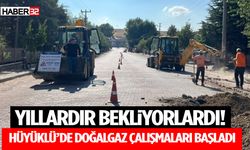 Yıllardır Bekliyorlardı! Hüyüklü’de Doğalgaz Çalışmaları Başladı
