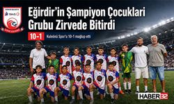 Eğirdir’in Şampiyon Çocukları Grubu Zirvede Bitirdi