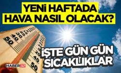 Yeni Haftada Hava Nasıl Olacak? İşte Gün Gün Sıcaklıklar