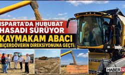 Isparta’da Hububat Hasadı Sürüyor