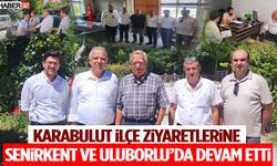 Karabulut İlçe Ziyaretlerine Senirkent ve Uluborlu’da Devam Etti