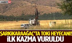 Şarkikaraağaç’ta Toki Heyecanı! İlk Kazma Vuruldu