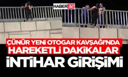 Çünür Yeni Otogar Kavşağı’nda Hareketli Dakikalar