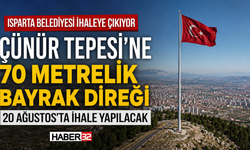Çünür Tepesi’ne 70 Metrelik Dev Bayrak için İhale Zamanı