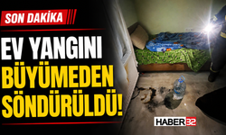Ev Yangını Büyümeden Söndürüldü!