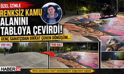 Özel İzinle, Renksiz Kamu Alanını Tabloya Çevirdi!
