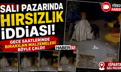 Isparta Salı Pazarında Hırsızlık İddiası!