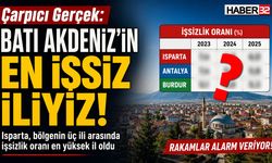 Çarpıcı Gerçek: Batı Akdeniz'in 'En İşsiz' İliyiz!