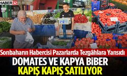 Domates Ve Kapya Biber Kapış Kapış Satılıyor