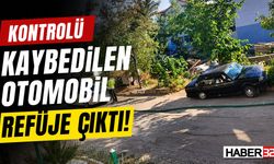 Kontrolden Çıkan Otomobil Refüje Çıktı!