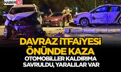 Davraz İtfaiyesi Önünde Kaza