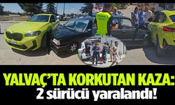 Yalvaç'ta Korkutan Kaza: 2 Yaralı!