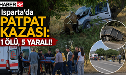 Isparta'da Feci Kaza: 1 ölü, 5 Yaralı!