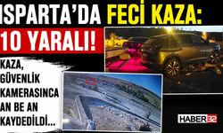 Isparta'da Feci Kaza: 10 Yaralı!