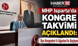 MHP Isparta Kongre Takvimi Açıklandı