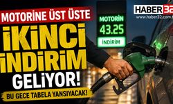 Motorine İkinci İndirim Geliyor: Bu Gece Tabela Yansıyacak!