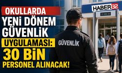 Okullarda Yeni Dönem Güvenlik Uygulaması: 30 Bin Personel Alınacak!