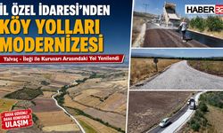 Yalvaç'ta Köy Yolları Modernizesi
