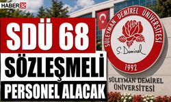 SDÜ 68 Sözleşmeli Personel Alacak